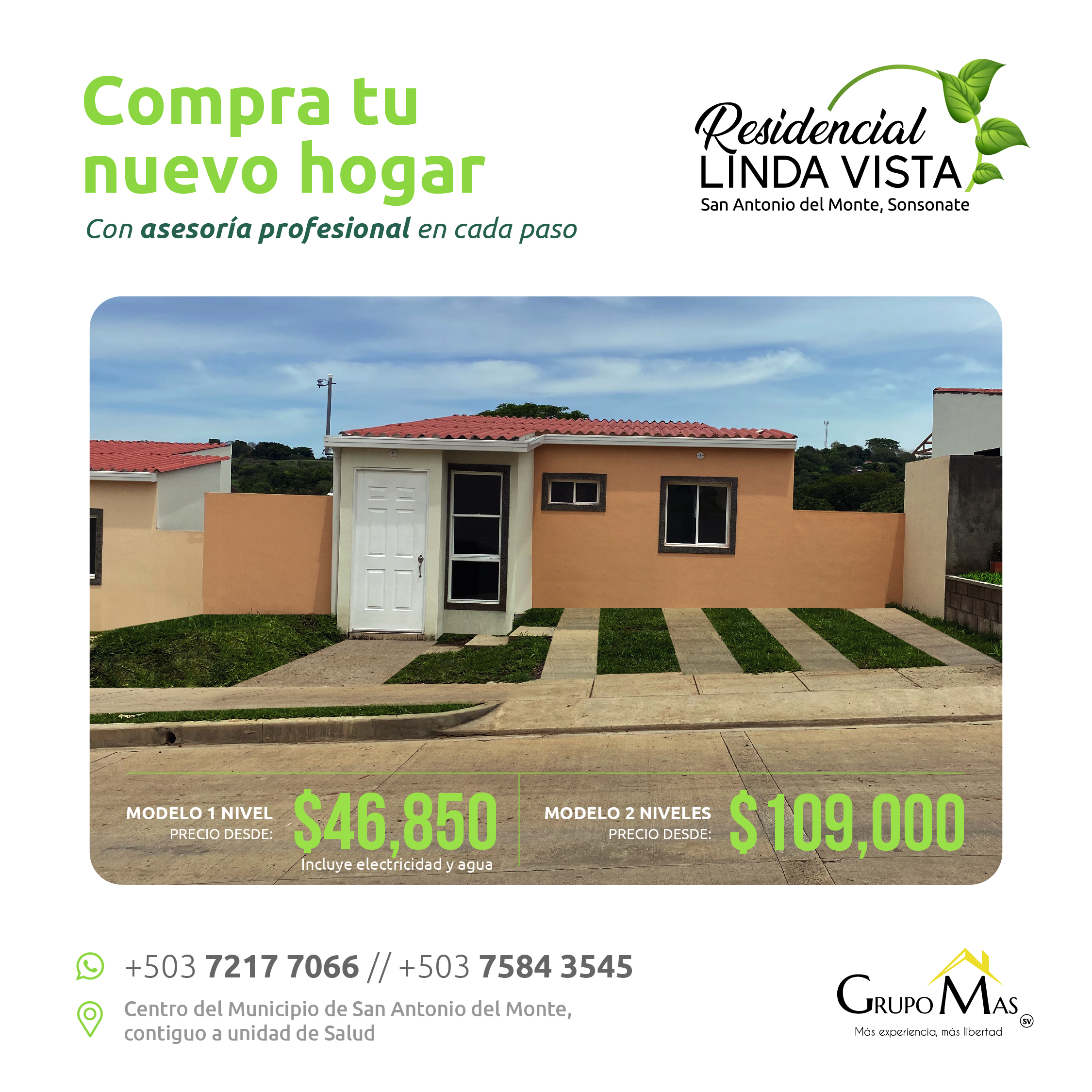 Casa nueva en Venta en Sonsonate 